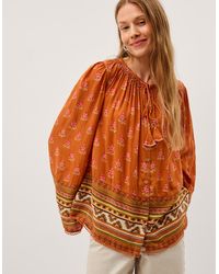 Monsoon - Amaya Floral Print Blouse - Lyst
