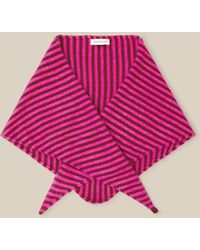 Monsoon - Safi Stripe Triangle Scarf - Lyst