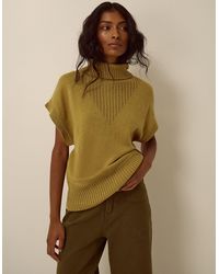 Monsoon - Fay High Neck Knit Tank - Lyst