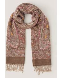 Monsoon - Katia Paisley Embroidered Scarf - Lyst