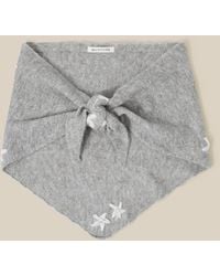 Monsoon - Elena Knitted Triangle Scarf - Lyst