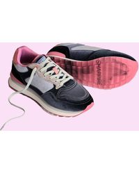 Monsoon - Hoff City Sapphire Velvet Trainers Multi - Lyst
