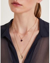 Monsoon - Layered Pendant Necklace - Lyst