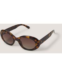 Monsoon - Tort Oval Sunglasses - Lyst