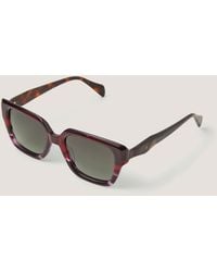 Monsoon - Acetate Tort Angled Square Sunglasses - Lyst