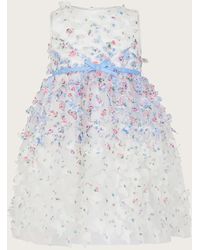 Monsoon - Baby Confetti 3d Petal Dress Ivory - Lyst