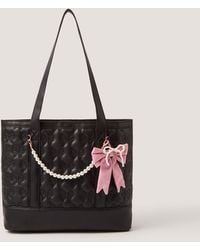 Monsoon - Bow Quilted School Tote Bag - Lyst