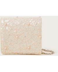 Monsoon - Pearly Lace Bag - Lyst
