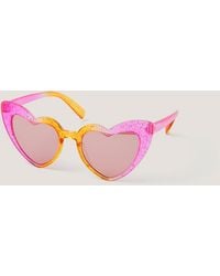 Monsoon - Glitter Ombré Heart Sunglasses - Lyst