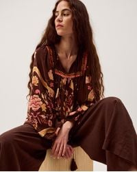 Monsoon - Samara Floral Blouse - Lyst