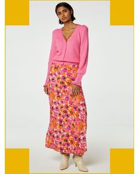 Monsoon - Fabienne Chapot Floral Print Skirt Pink - Lyst