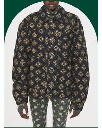 Monsoon - Antik Batik Chino Oversized Floral Quilted Jacket Black - Lyst