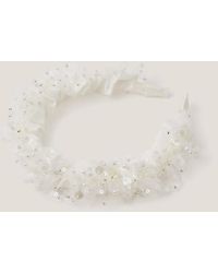 Monsoon - Sequin Embellished Rouched Headband - Lyst