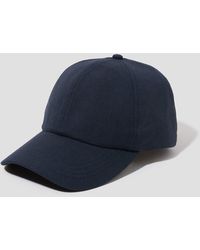 Monsoon - Isha Linen Baseball Cap Blue - Lyst