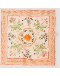 Monsoon - X Charlie Taylor Palm Square Scarf - Lyst