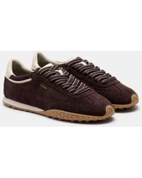 Monsoon - Hoff Bridge Suede Trainers Brown - Lyst