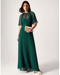 Monsoon - Mona Angel Sleeve Maxi Dress - Lyst