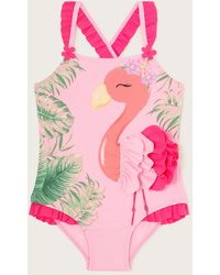 Monsoon - Baby Flamingo Swimsuit Pink - Lyst