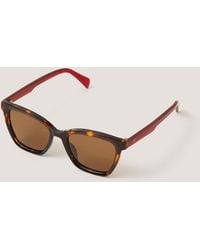 Monsoon - Acetate Tort Wayfarer Sunglasses - Lyst