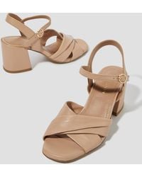 Monsoon - Rosa Twist Strap Heeled Sandals - Lyst