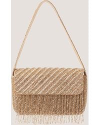 Monsoon - Fern Beaded Tassel Shoulder Bag - Lyst