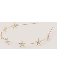 Monsoon - Embellished Star Metal Headband - Lyst