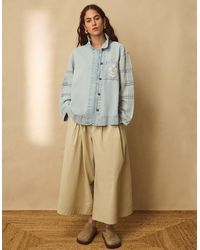 Monsoon - East Selma Embroidered Denim Jacket Blue - Lyst