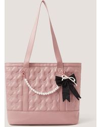 Monsoon - Bow Charm Tote Bag - Lyst