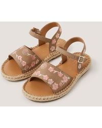 Monsoon - Floral Embroidered Espadrille Sandals Multi - Lyst