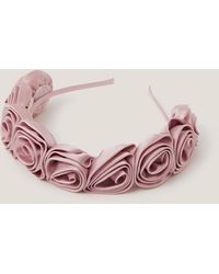 Monsoon - Rosette Satin Headband - Lyst