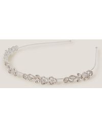 Monsoon - Diamanté Flower Metal Headband - Lyst