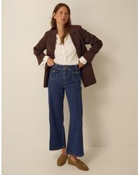 Monsoon - Renee Flared Jeans Blue - Lyst