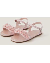 Monsoon - Pearl Flower Sandals Pink - Lyst