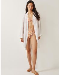 Monsoon - Esme Beach Shirt Dress White - Lyst