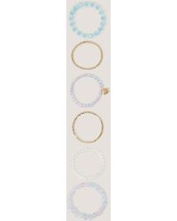 Monsoon - 6-pack Mermaid Bead Bracelets - Lyst