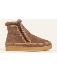 Monsoon - Laidback London Setsu Suede Ankle Boots Camel - Lyst