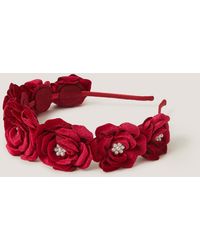 Monsoon - Velvet Rose Pearl Headband - Lyst