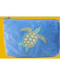 Monsoon - Elizabeth Scarlett Turtle Velvet Pouch - Lyst