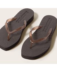 Monsoon - Sleepers Tapered Platform Flip Flops Brown - Lyst