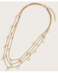 Monsoon - Layered Bead Necklace - Lyst