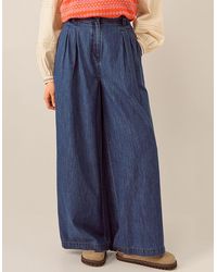Monsoon - East Reyna Denim Trouser Blue - Lyst