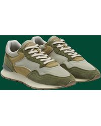 Monsoon - Hoff City Suede Trainers Green - Lyst