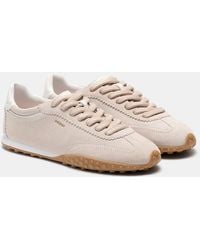Monsoon - Hoff Bridge Suede Trainers Camel - Lyst