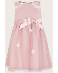 Monsoon - Baby Layla 3d Scuba Dress Pink - Lyst