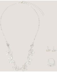 Monsoon - Floral Butterfly Jewellery Set - Lyst