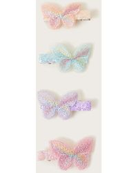 Monsoon - 4-pack Ombre Butterfly Clips - Lyst