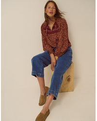 Monsoon - Arlo Regular Cropped Jeans Blue - Lyst