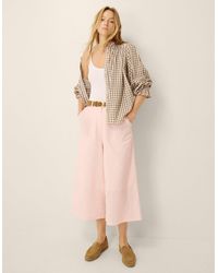 Monsoon - Drew High Waist Culottes Pink - Lyst