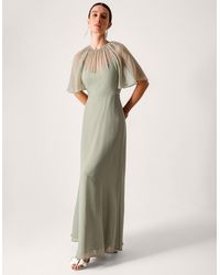 Monsoon - Mona Angel Sleeve Maxi Dress - Lyst
