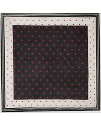 Monsoon - Penny Polka Dot Silk Scarf - Lyst
